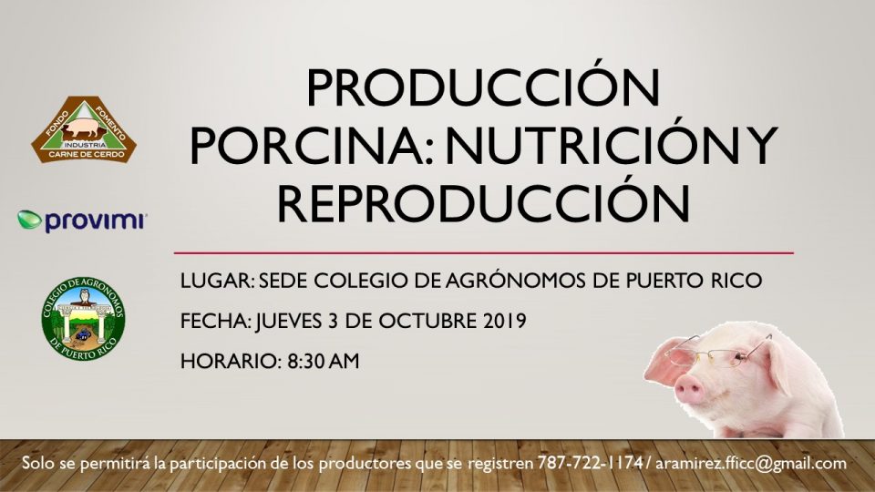Curso Producción porcina